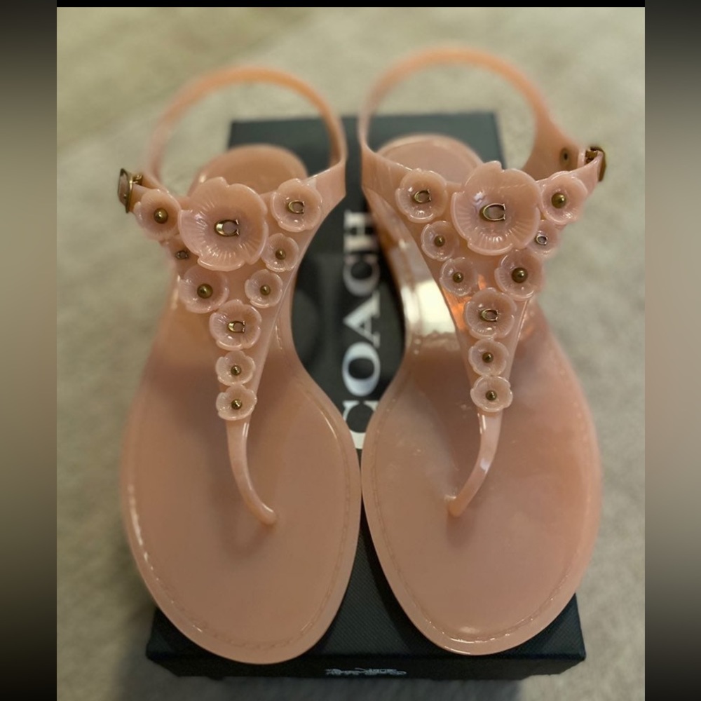 Brand New in Box Coach Jelly Sandals